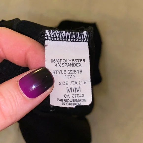 💙 Chic Black Sleeveless Top by Mandy Evan’s Size M - Picture 8 of 9